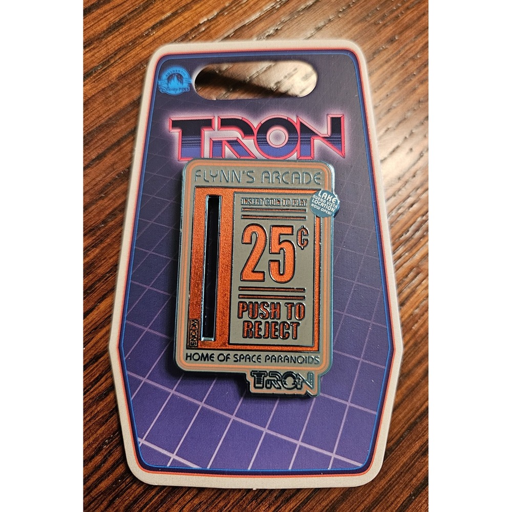 Disney TRON Flynn's Arcade Coin Slot Pin